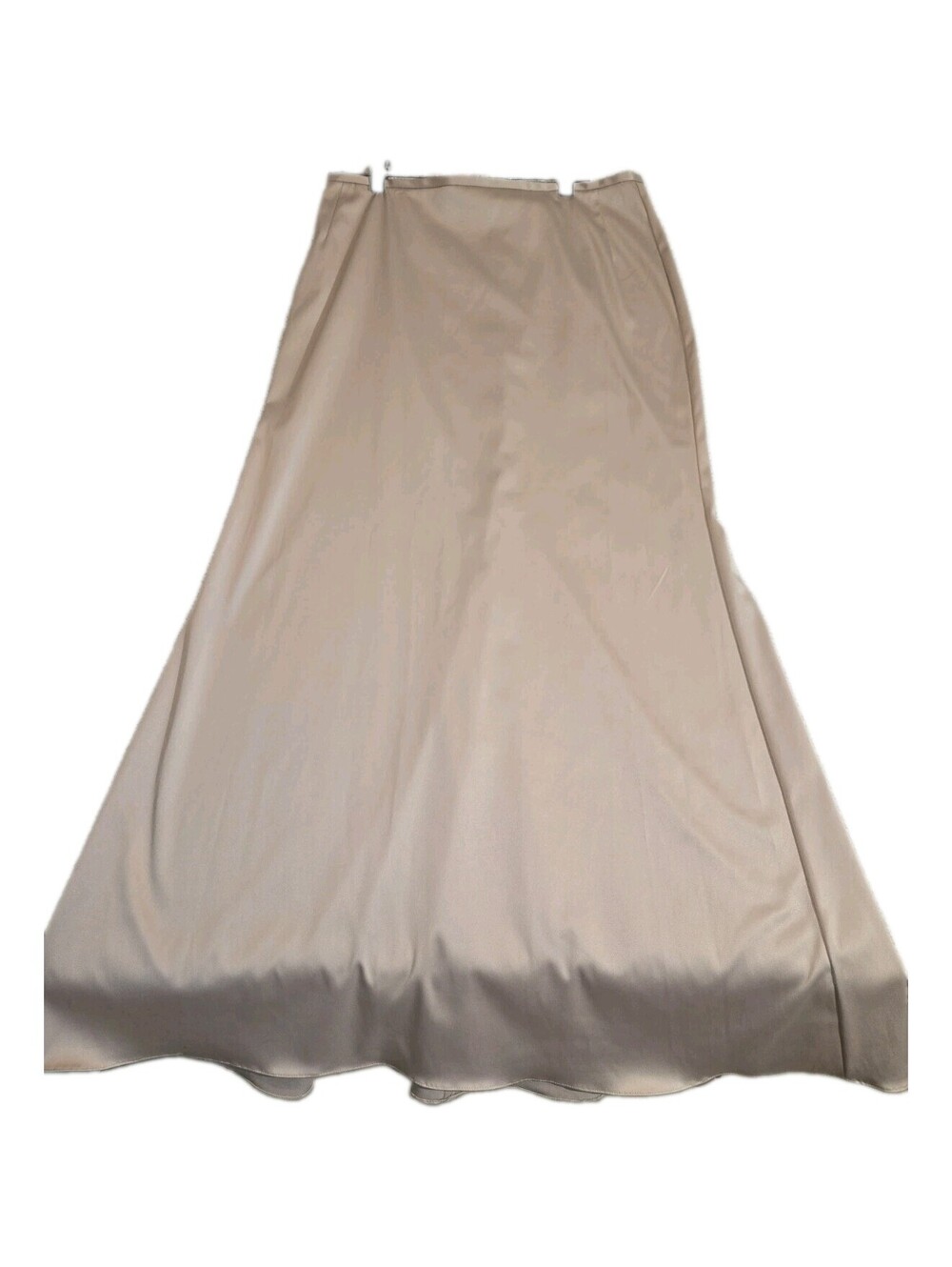 js collections Beige Satin Maxi Skirt Sz 14 Formal Occasions Wedding Guest